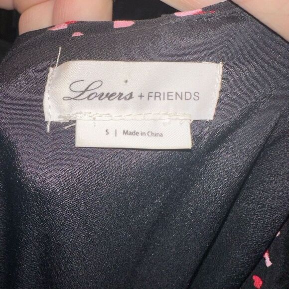 Lovers+Friends heart ruffled Flynn S mini wrap dress - Picture 5 of 5